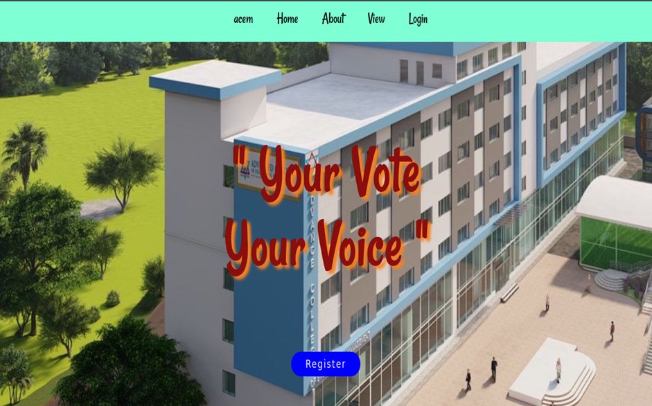 College Voting System